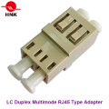 Adaptateur Fibre Optique Multimode Duplex LC RJ45